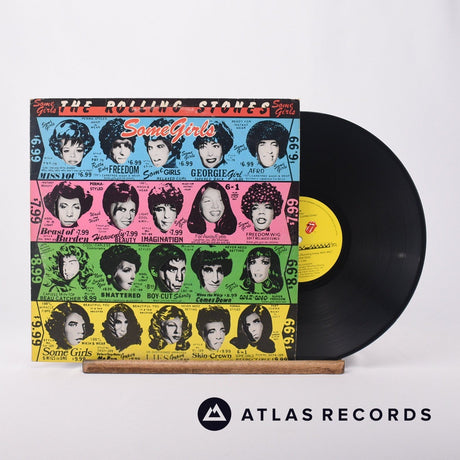 The Rolling Stones Some Girls LP Vinyl Record - Front Cover & Record