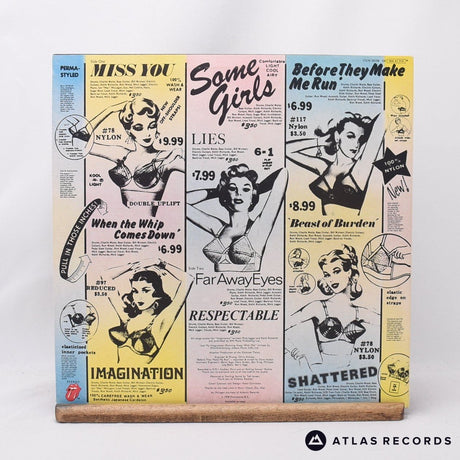 The Rolling Stones - Some Girls - Die-Cut Sleeve A2 4B LP Vinyl Record - EX/EX