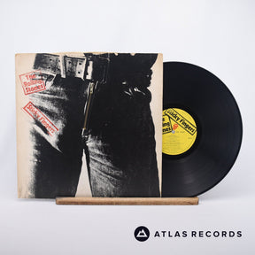 The Rolling Stones Sticky Fingers LP Vinyl Record - Front Cover & Record