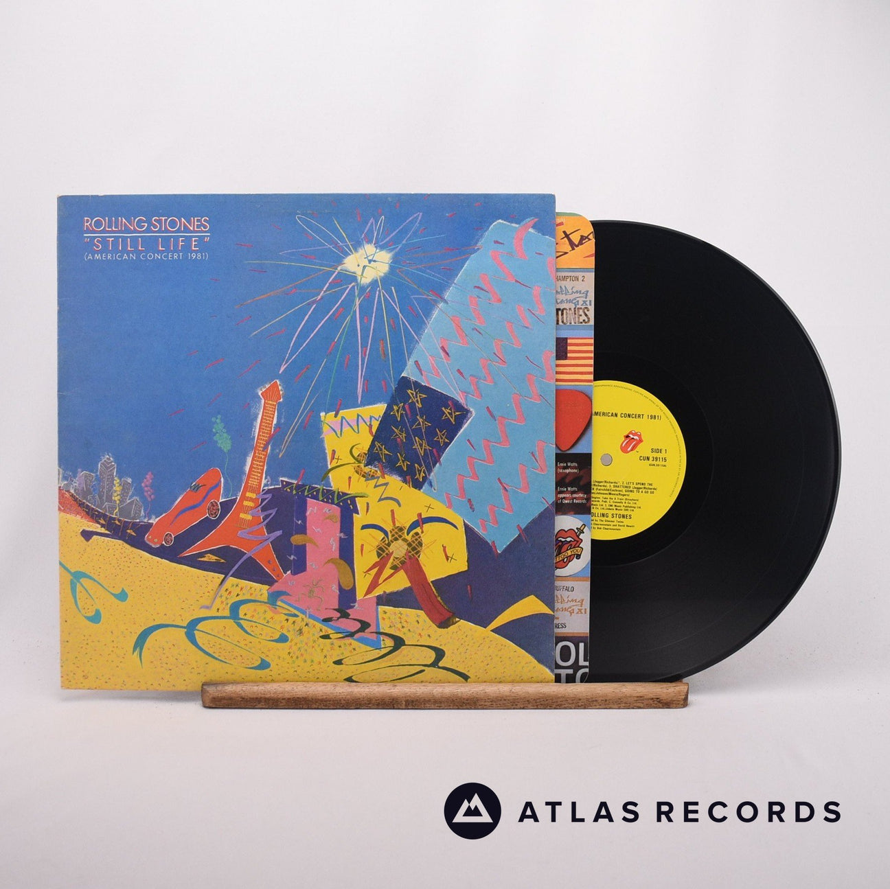 The Rolling Stones Still Life LP Vinyl Record - Front Cover & Record