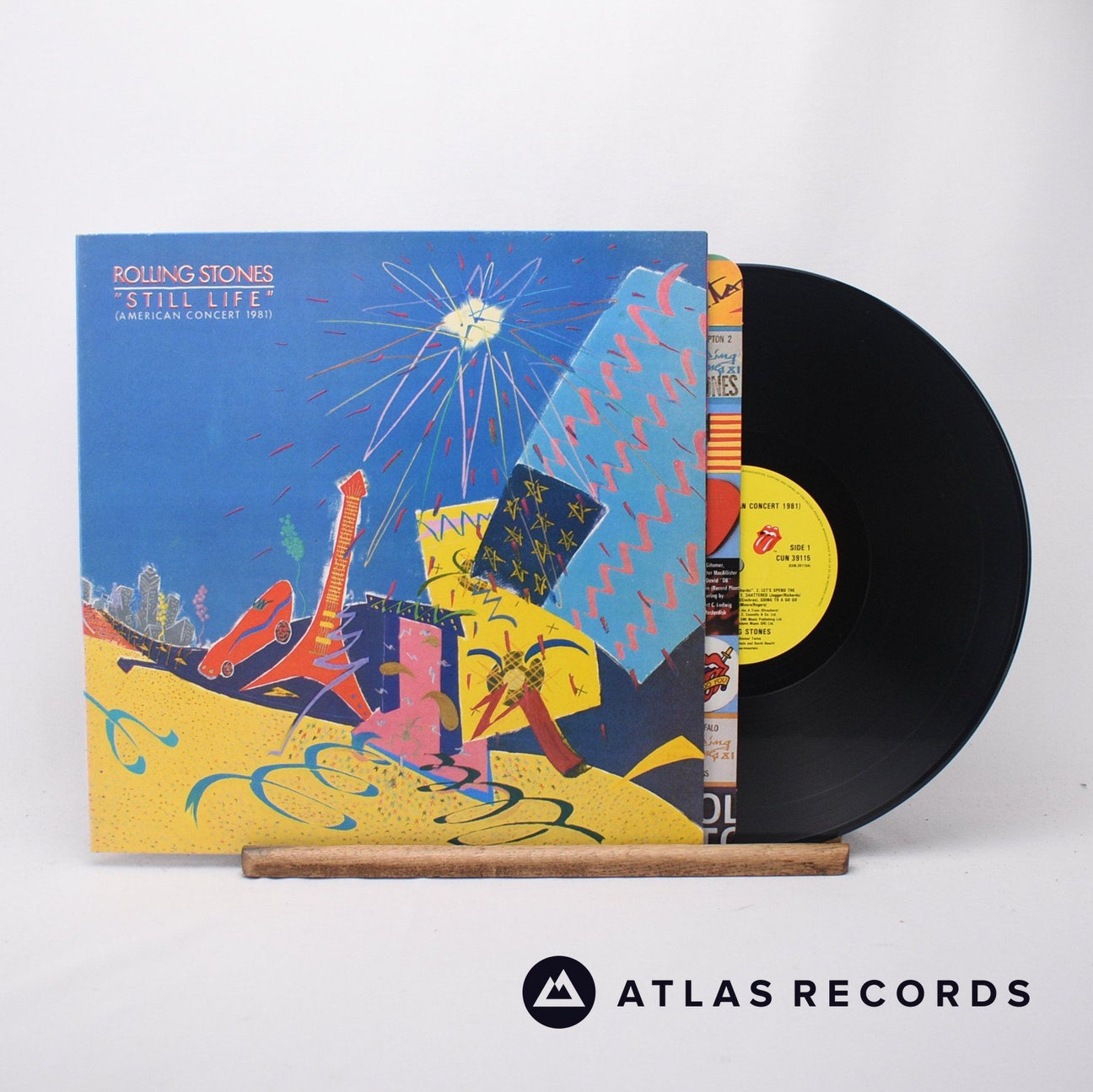 The Rolling Stones Still Life LP Vinyl Record - Front Cover & Record