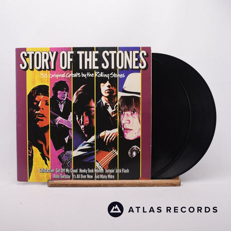 The Rolling Stones Story Of The Stones 2 x LP Vinyl Record - Front Cover & Record