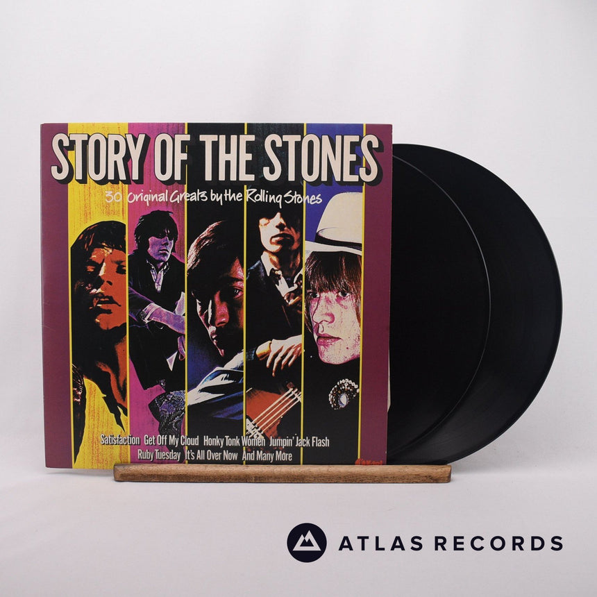 The Rolling Stones Story Of The Stones 2 x LP Vinyl Record - Front Cover & Record