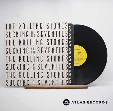 The Rolling Stones Sucking In The Seventies LP Vinyl Record - Front Cover & Record