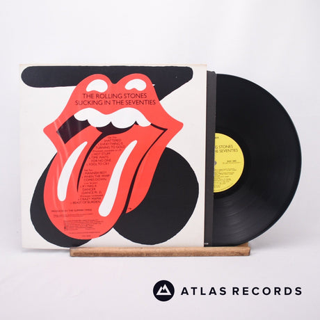 The Rolling Stones Sucking In The Seventies LP Vinyl Record - Front Cover & Record