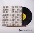 The Rolling Stones Sucking In The Seventies LP Vinyl Record - Front Cover & Record