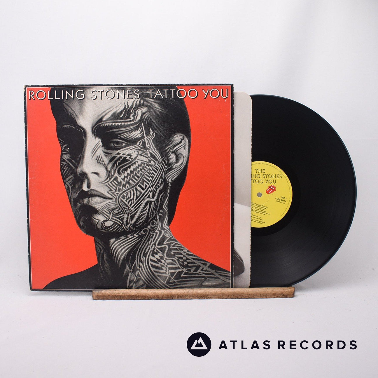 The Rolling Stones Tattoo You LP Vinyl Record - Front Cover & Record
