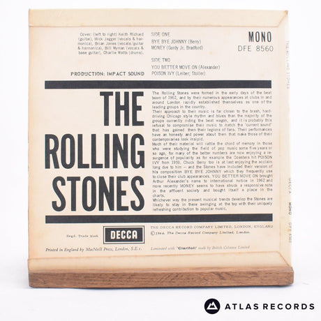 The Rolling Stones - The Rolling Stones - 7" EP Vinyl Record - EX/EX