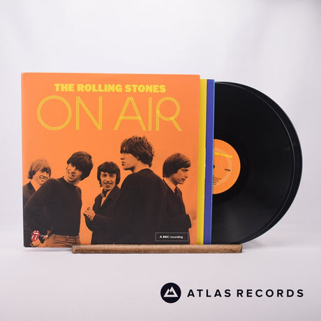 The Rolling Stones The Rolling Stones On Air Double LP Vinyl Record - Front Cover & Record