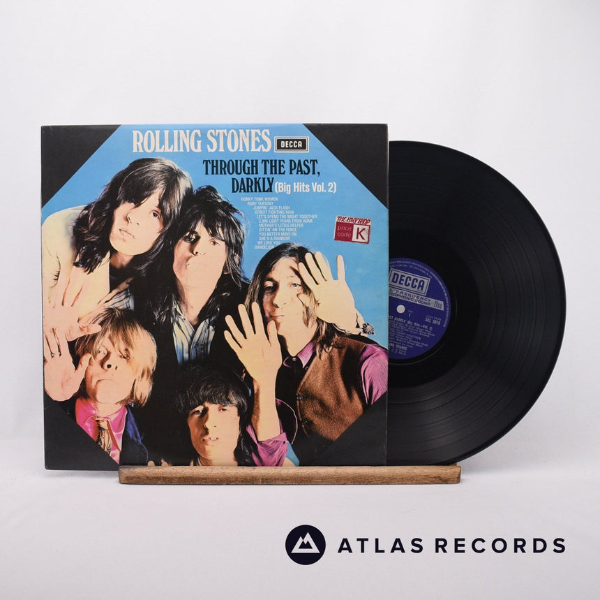 The Rolling Stones Through The Past, Darkly LP Vinyl Record - Front Cover & Record