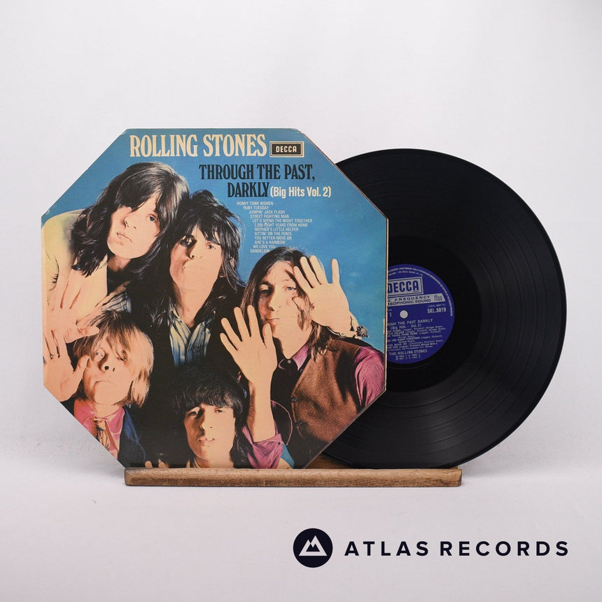 The Rolling Stones Through The Past, Darkly LP Vinyl Record - Front Cover & Record