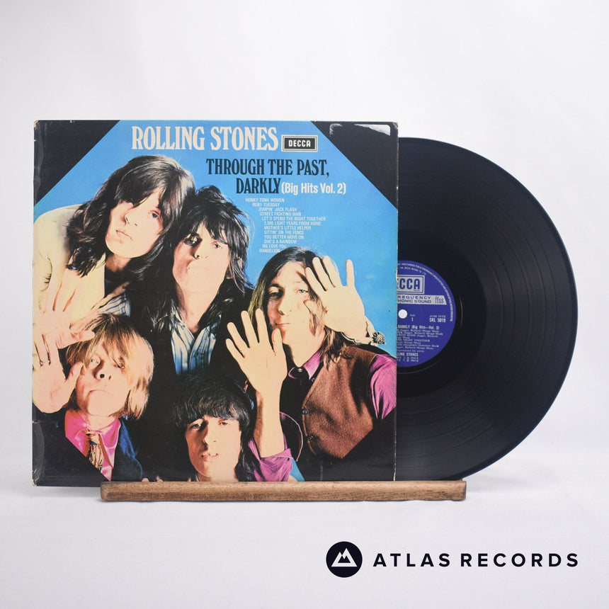 The Rolling Stones Through The Past, Darkly LP Vinyl Record - Front Cover & Record