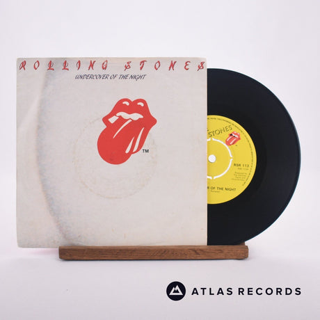 The Rolling Stones Undercover Of The Night 7" Vinyl Record - Front Cover & Record