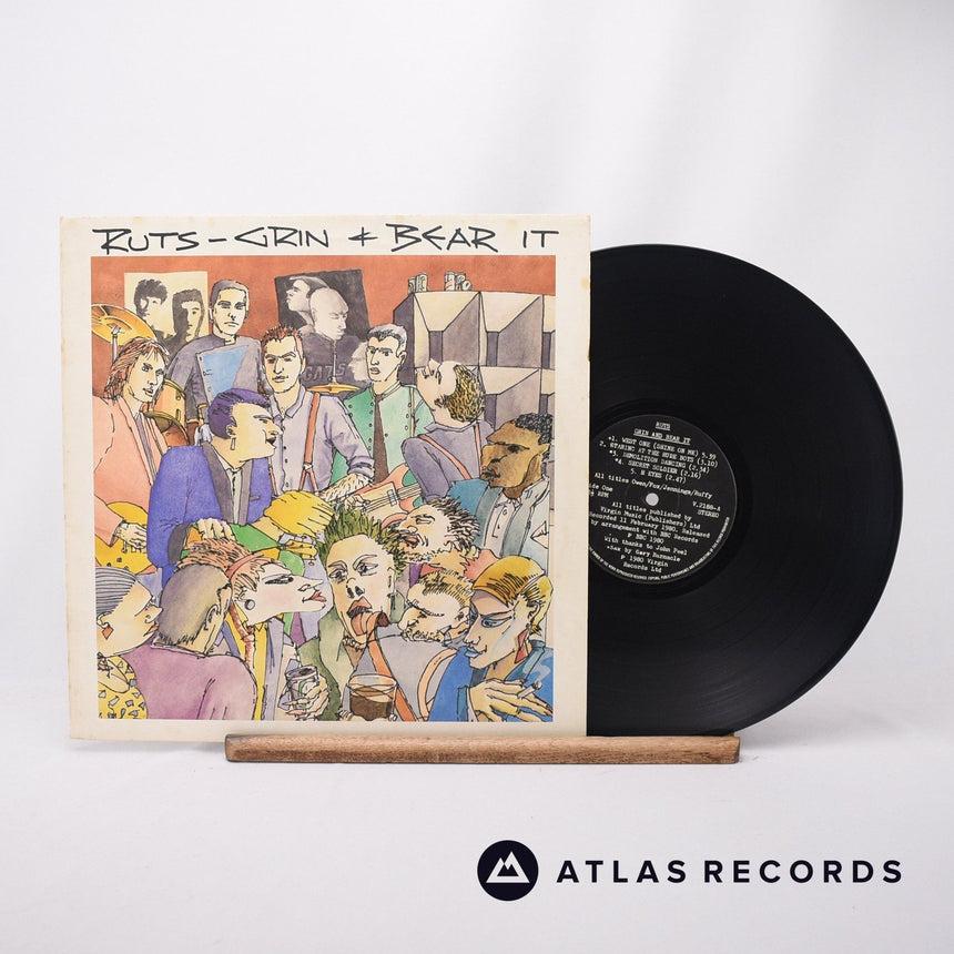 The Ruts Grin And Bear It LP Vinyl Record - Front Cover & Record