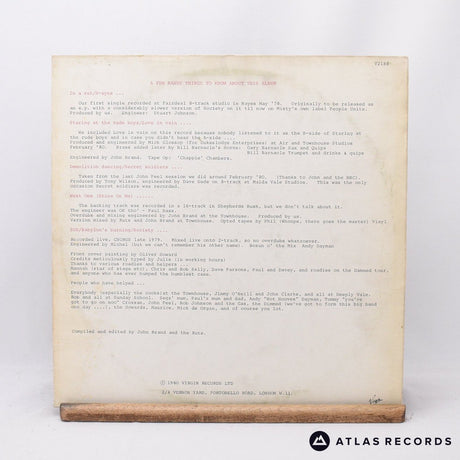 The Ruts - Grin And Bear It - Townhouse A2 B3 LP Vinyl Record - VG+/EX