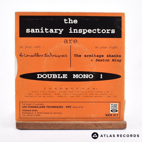 The Sanitary Inspectors - E.S.P. - 7" Vinyl Record - VG+/EX