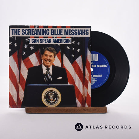 The Screaming Blue Messiahs I Can Speak American 7" Vinyl Record - Front Cover & Record