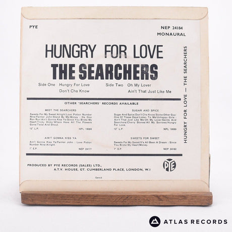 The Searchers - Hungry For Love - 7" EP Vinyl Record - VG+/VG+