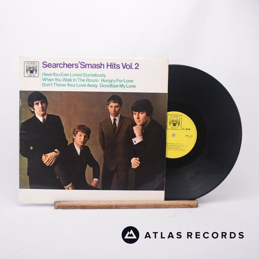 The Searchers Searchers' Smash Hits Vol. 2 LP Vinyl Record - Front Cover & Record