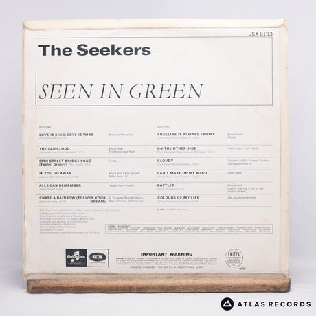 The Seekers - Seekers Seen In Green - LP Vinyl Record - VG+/VG