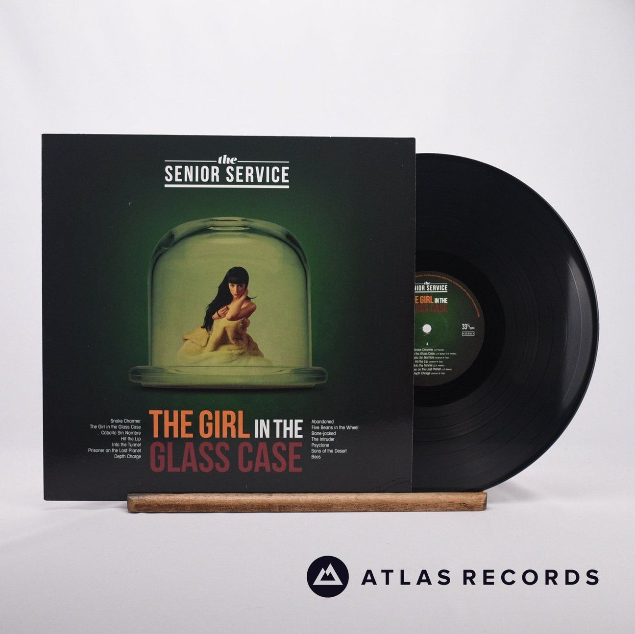 The Senior Service The Girl In The Glass Case LP Vinyl Record - Front Cover & Record