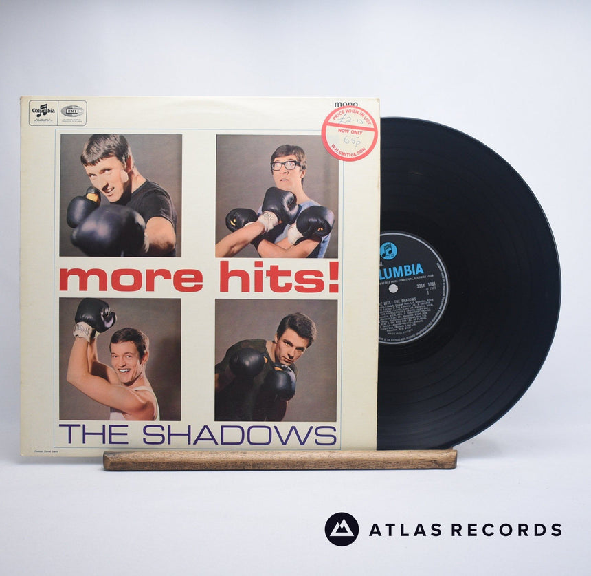 The Shadows More Hits! LP Vinyl Record - Front Cover & Record