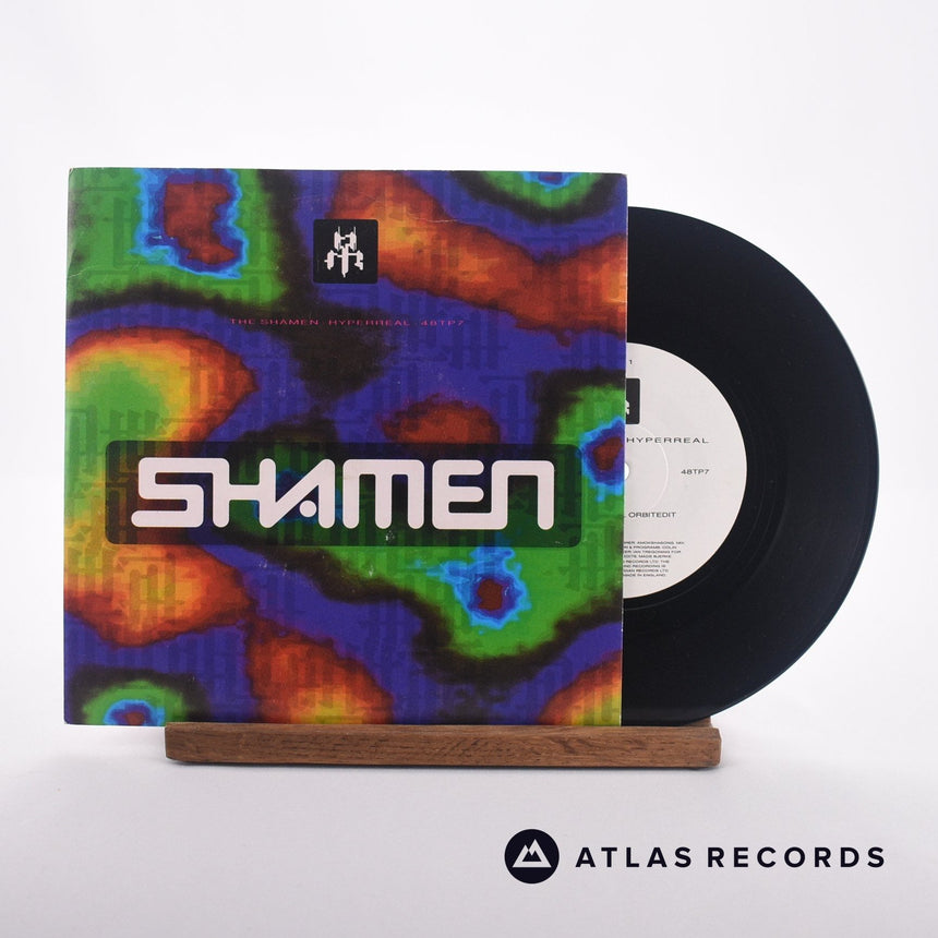 The Shamen Hyperreal 7" Vinyl Record - Front Cover & Record