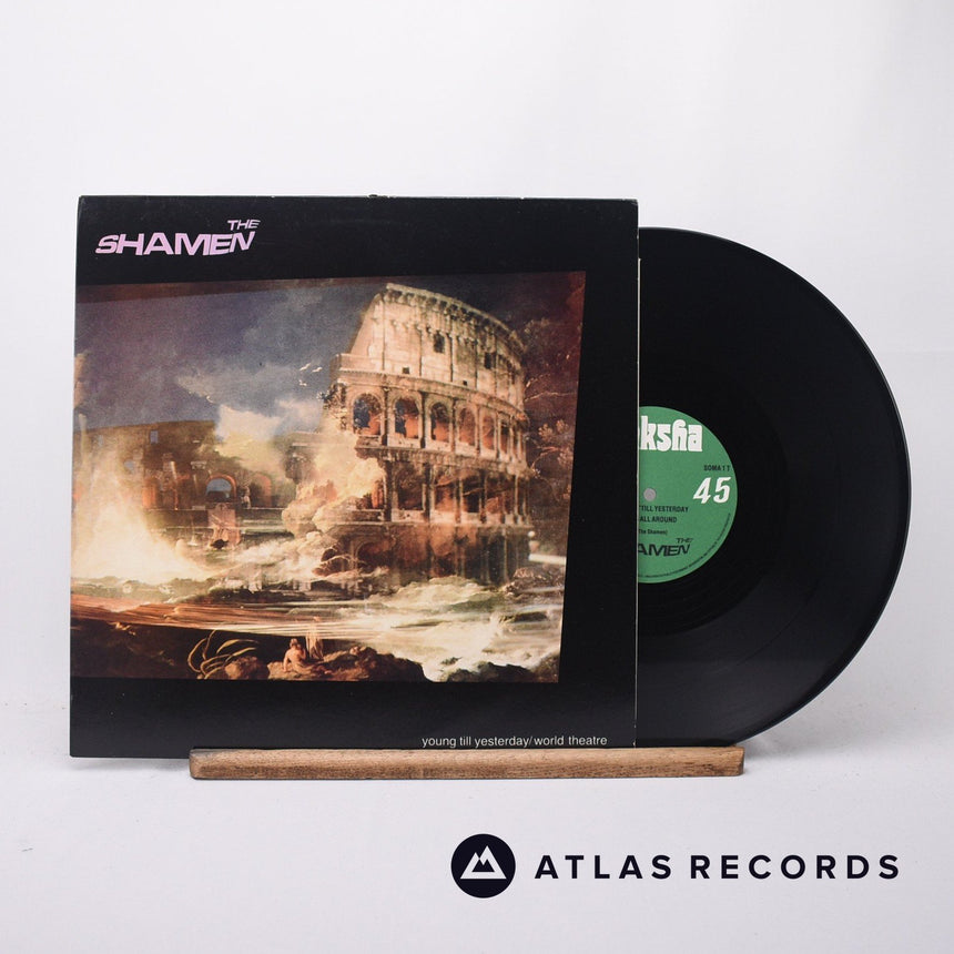 The Shamen - Young Till Yesterday / World Theatre - 12" Vinyl Record - VG+/VG+