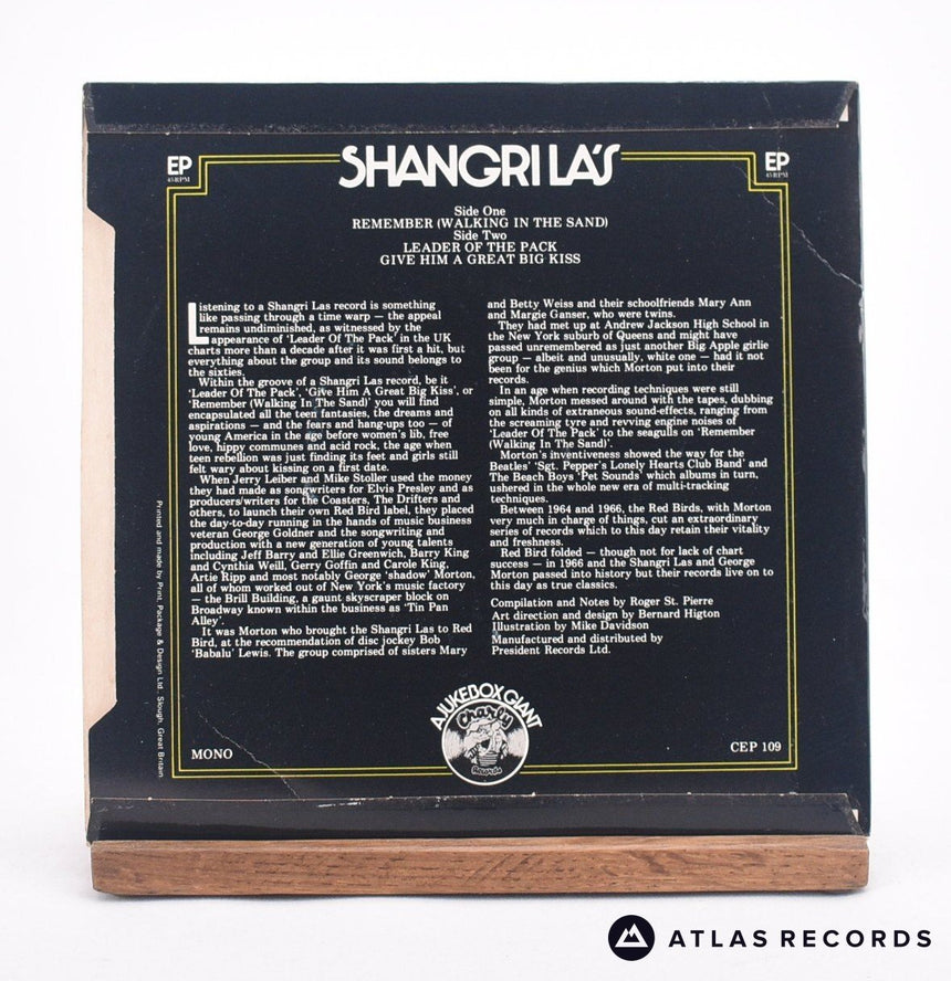 The Shangri-Las - Remember - 7" EP Vinyl Record - EX/EX