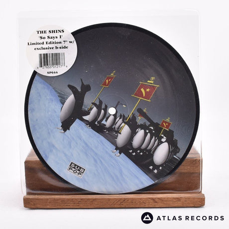 The Shins So Says I 7" Vinyl Record - Front Cover & Record