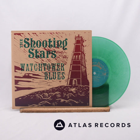 The Shooting Stars Watchtower Blues 10" Vinyl Record - Front Cover & Record