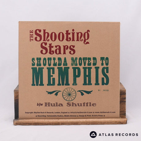 The Shooting Stars - Watchtower Blues - Green 10" Vinyl Record - EX/EX