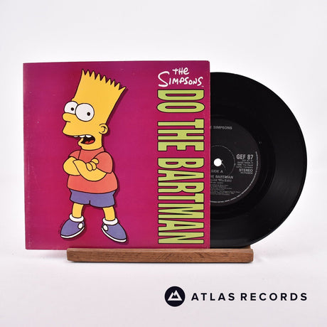The Simpsons Do The Bartman 7" Vinyl Record - Front Cover & Record