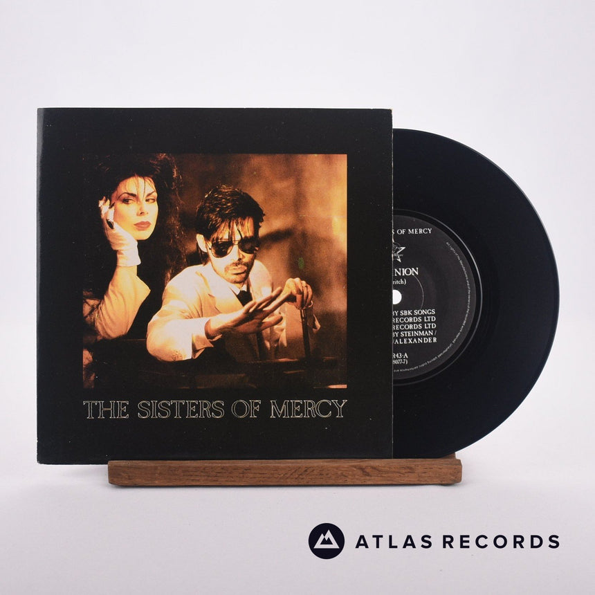 The Sisters Of Mercy Dominion 7" Vinyl Record - Front Cover & Record