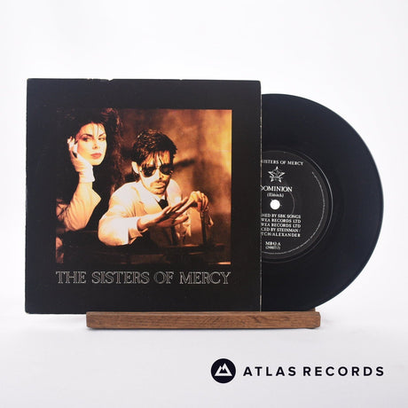 The Sisters Of Mercy Dominion 7" Vinyl Record - Front Cover & Record