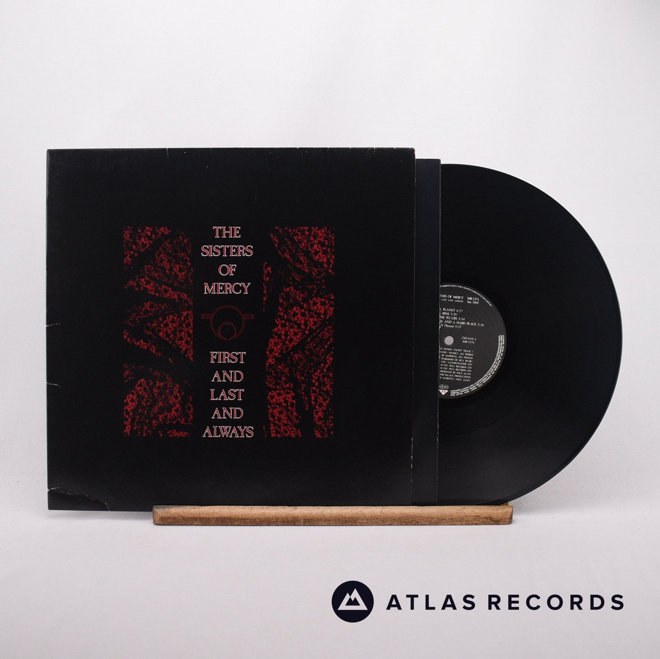 The Sisters Of Mercy First And Last And Always LP Vinyl Record - Front Cover & Record