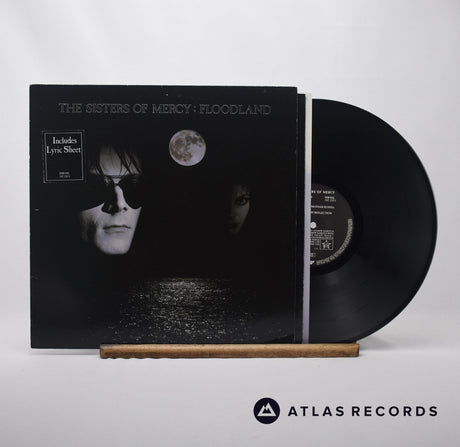 The Sisters Of Mercy Floodland LP Vinyl Record - Front Cover & Record