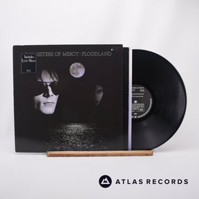 The Sisters Of Mercy Floodland LP Vinyl Record - Front Cover & Record