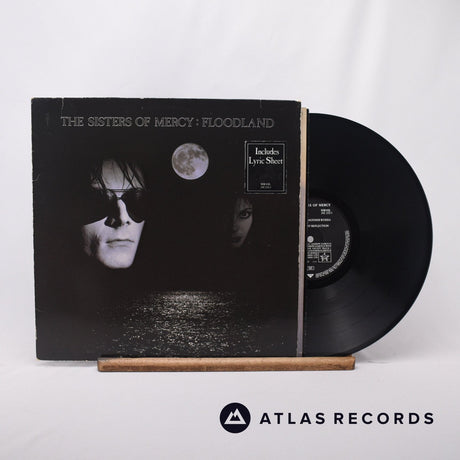 The Sisters Of Mercy Floodland LP Vinyl Record - Front Cover & Record