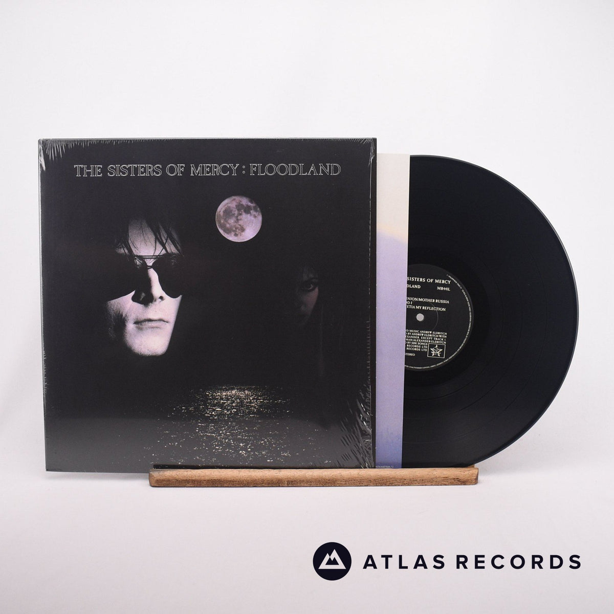 The Sisters Of Mercy Floodland LP Vinyl Record - Front Cover & Record