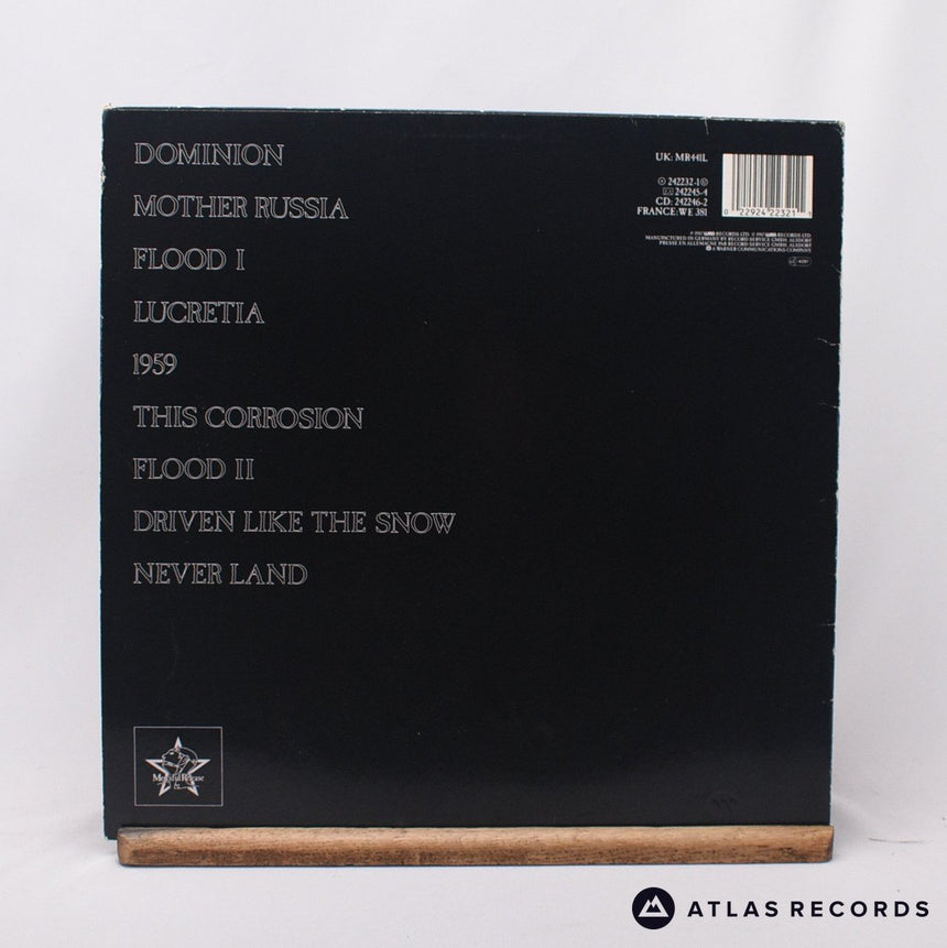 The Sisters Of Mercy - Floodland - Lyric Sheet 1-A 1-B LP Vinyl Record - VG+/VG+