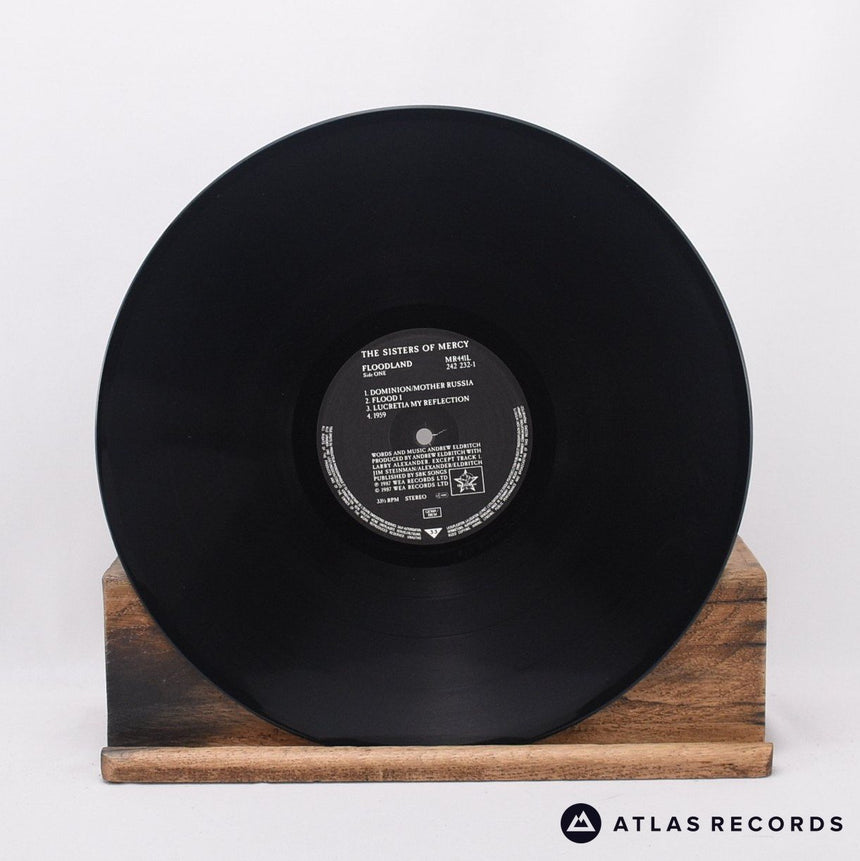 The Sisters Of Mercy - Floodland - Lyric Sheet 1-A 1-B LP Vinyl Record - VG+/EX