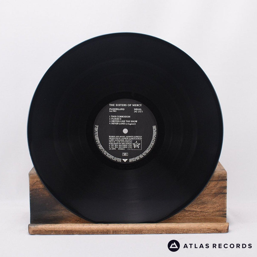 The Sisters Of Mercy - Floodland - Lyric Sheet 1-A 1-B LP Vinyl Record - VG+/EX