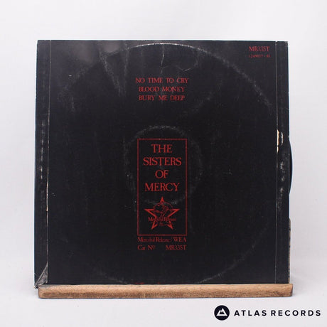 The Sisters Of Mercy - No Time To Cry - 12" Vinyl Record - VG/VG+