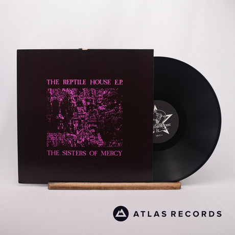 The Sisters Of Mercy The Reptile House E.P. 12" Vinyl Record - Front Cover & Record