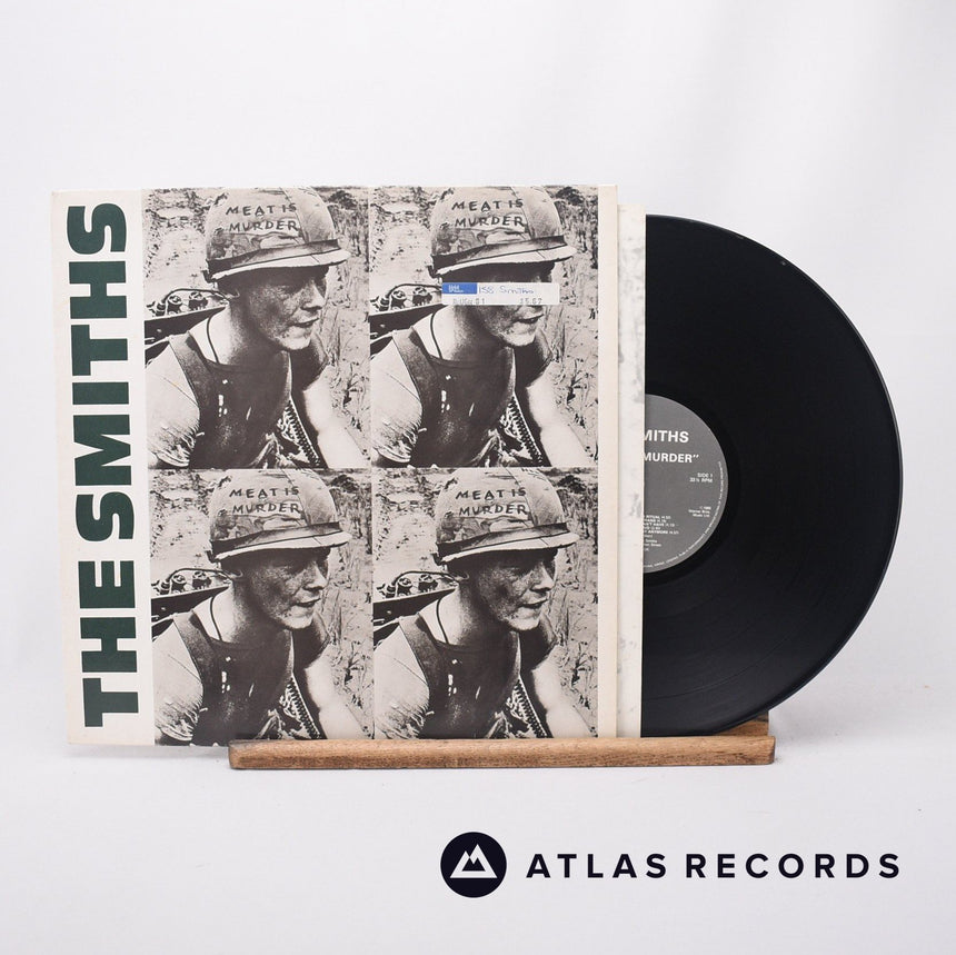 The Smiths Meat Is Murder LP Vinyl Record - Front Cover & Record