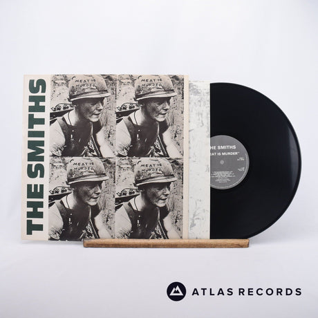 The Smiths Meat Is Murder LP Vinyl Record - Front Cover & Record