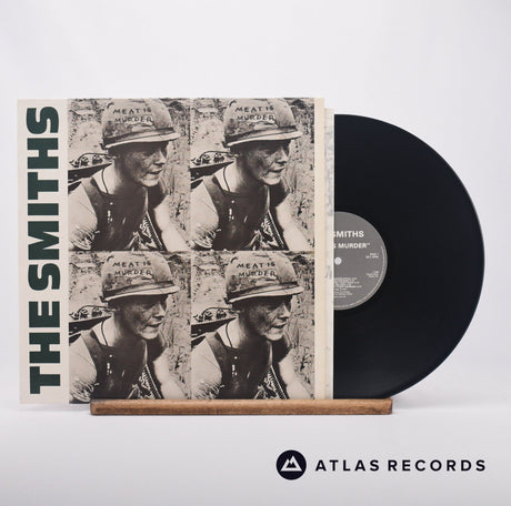 The Smiths Meat Is Murder LP Vinyl Record - Front Cover & Record