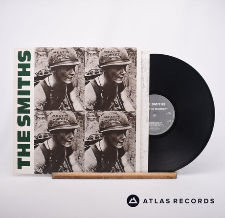 The Smiths Meat Is Murder LP Vinyl Record - Front Cover & Record
