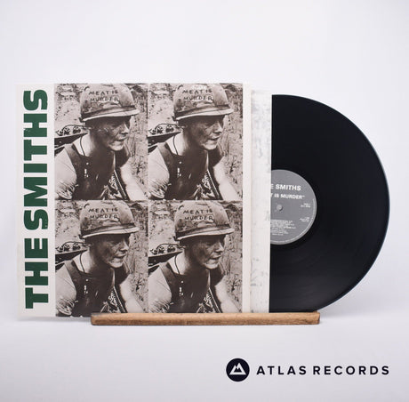 The Smiths Meat Is Murder LP Vinyl Record - Front Cover & Record